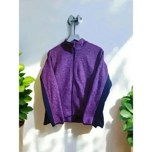 Marc New York Jackets & Blazers - Marc New York Andrew Marc Women's Full Zip Jacket Purple Black Size Large